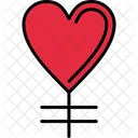 Heart Female Gender Icon