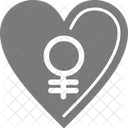 Heart Women Day Icon
