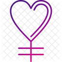 Heart Female Gender Icon