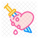 Heart Tattoo Vintage 아이콘