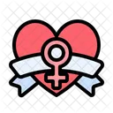 Heart Love Women Day Icon
