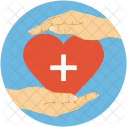 Heart in hands  Icon