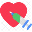 Heart Injection Heart Treatment Healthcare Icon