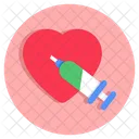 Heart Injection Heart Treatment Healthcare Icon