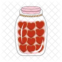 Heart Heart Jar Love Icon