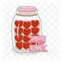 Heart Jar Love Heart Icon