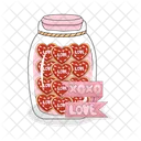Heart Heart Jar Love Icon