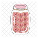 Heart Heart Jar Love Icon