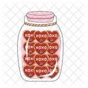 Heart Heart Jar Love Icon