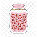 Heart Jar Heart Love Icon
