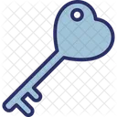 Heart key  Icon