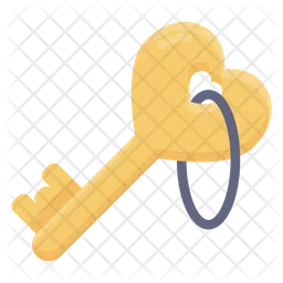 Heart Key  Icon