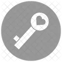 Heart Key Key Key To Heart Icon