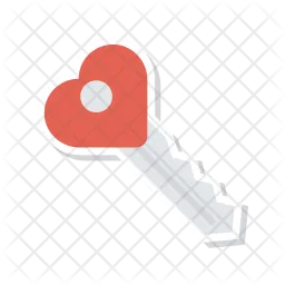 Heart key  Icon