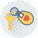 Heart Key  Icon