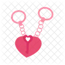 Key Chain Heart Love Icon