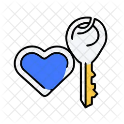 Heart key  Icon