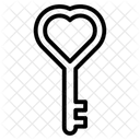 Heart key  Icon