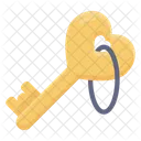 Heart Key  Icon