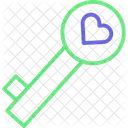 Heart Key Key Key To Heart Icon