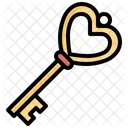 Heart Key  Icon