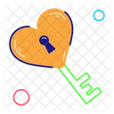 Love Key Heart Key Heart Lock Symbol