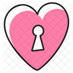 Heart Keyhole  Icon