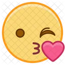 Wink Face Emoji Icon
