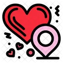 Heart Location  Icon