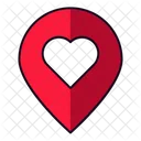 Heart Location Icon