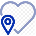 Heart Location Heart Location Icon