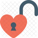 Heart Lock Unlock Icon