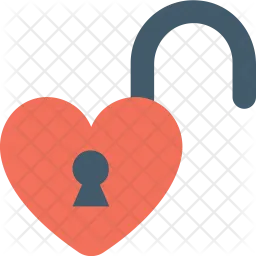 Heart Lock  Icon