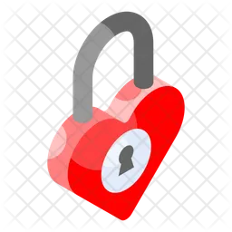 Heart Lock  Icon