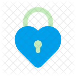 Heart Lock  Icon