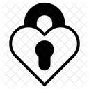 Heart Lock Love Heart Icon
