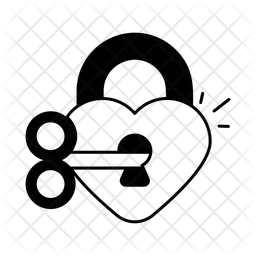 Heart Lock  Icon