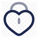 Heart Lock Love Heart Icon