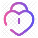 Heart Lock Love Heart Icon