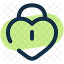 Heart Lock Love Heart Icon