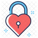 Heart Lock Padlock Wedlock Icon