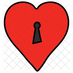 Heart Lock  Icon