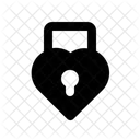 Heart Lock Love Heart Icon