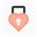 Heart Lock Valentine Love Lock Icon