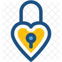 Heart Lock Privacy Icon