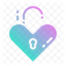 Heart Lock  Icon