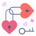 Heart Lock Padlock Heart Icon