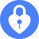 Heart Lock Padlock Lock Icon