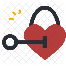 Heart Lock  Icon