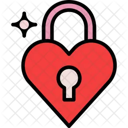 Heart Lock  Icon